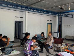 SAT BINMAS POLRES DOMPU SAMBANGI PEMUDA DAN KOMUNITAS OJEK, PERKUAT KEMITRAAN JAGA KAMTIBMAS