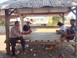 Bhabinkamtibmas Doropeti Ajak Warga Manfaatkan Lahan Pekarangan untuk Dukung Ketahanan Pangan