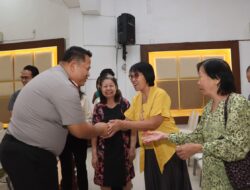 Lewat Minggu Kasih, Kapolresta Tuban Edukasi Jemaat Soal Tertib Lalu Lintas hingga Call Center 110