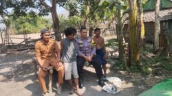 BHABINKAMTIBMAS DESA KEMPO SAMBANG WARGA, SOSIALISASIKAN PENCEGAHAN KARHUTLA DAN PROGRAM KETAHANAN PANGAN