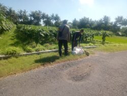 Bhabinkamtibmas Mamben Baru Sambangi Warga, Sampaikan Himbauan Karhutla dan Kamtibmas